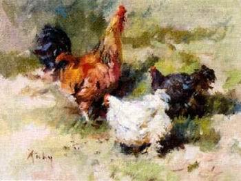 unknow artist Cocks 071 china oil painting image